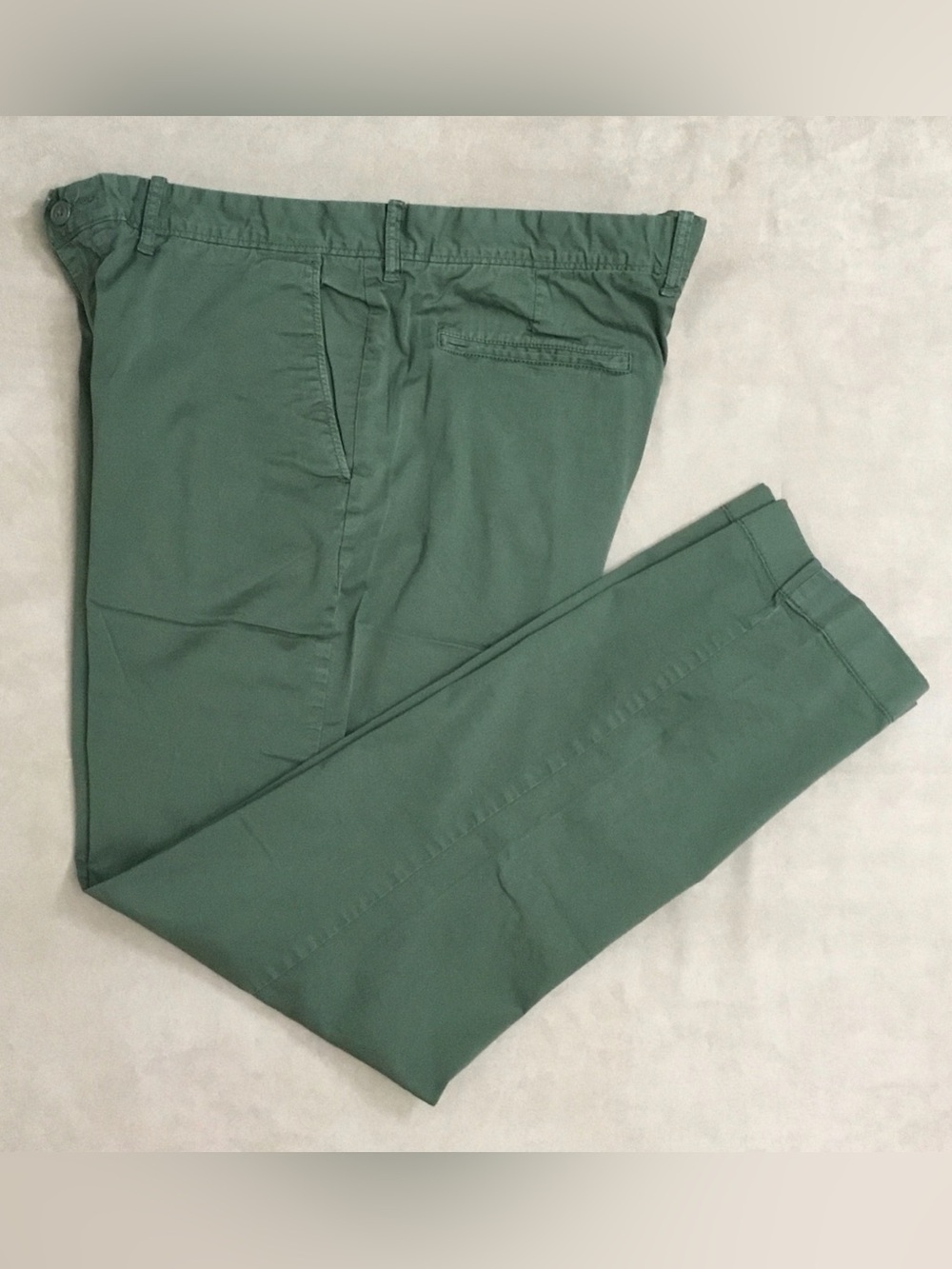 Men's J. Crew Stretch 770 Green Chino Pants size W38 L32 - M219